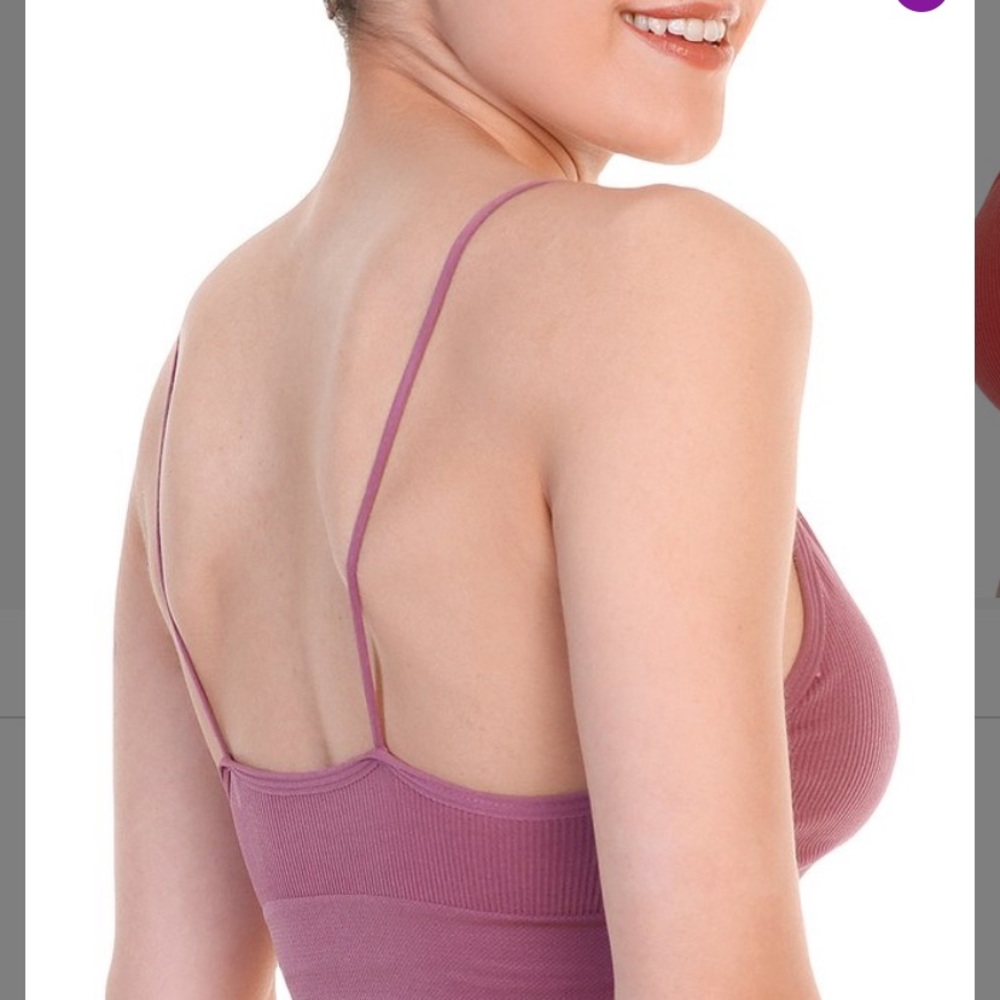 Seamless Spaghetti Strap Bralette Set - Picture 4 of 9